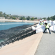 Illustration for article titled 400,000 Bouncy Black Balls Invade Reservoir to Save Los Angeles From Cancer Water